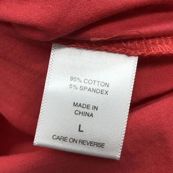 New York & Company Shirt Large Pink Grommet Boat Neck Neckline NWT - Picture 5 of 13